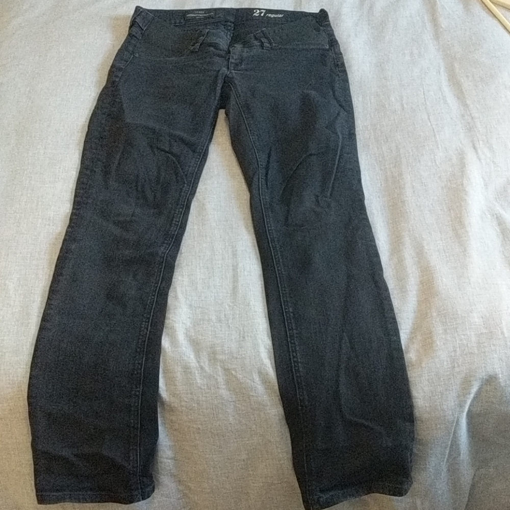 JCrew maternity jeans in black